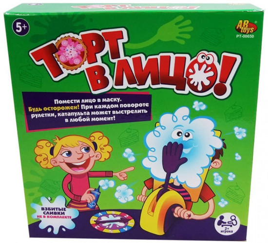 Игра настольная «Торт в лицо»