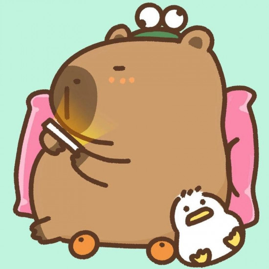 Мозаика алмазная «Capybara is resting»