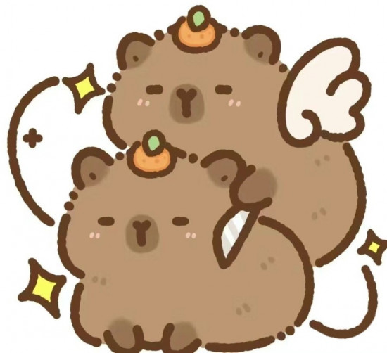 Мозаика алмазная «Two capybaras»