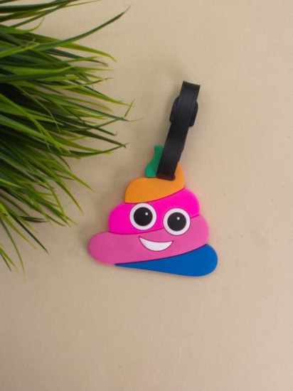 Бирка для багажа «Color poop»