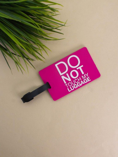 Бирка для багажа «Do not touch my luggage»