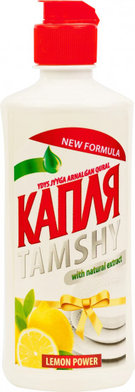 Средство для мытья посуды «Капля Tamshy. Сила лимона. Lemon power»