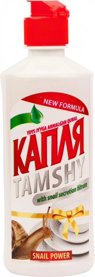 Средство для мытья посуды «Капля Tamshy. Сила улитки. Snail power»