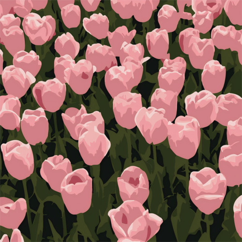 Картина по номерам «Beautiful flowers»
