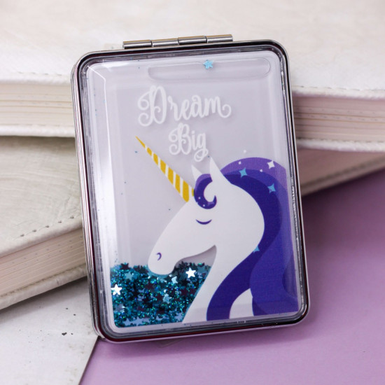 Зеркало-шейкер «Sparkles unicorn»