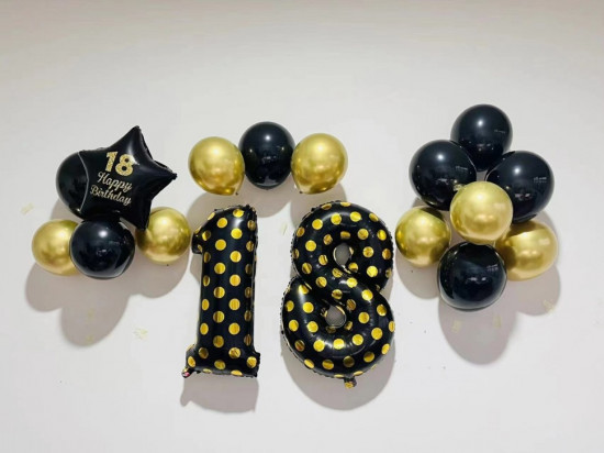 Набор воздушных шаров «Happy birthday. 18»