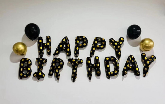 Набор воздушных шаров «Happy birthday»