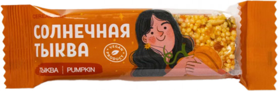 Батончик злаковый «Солнечная тыква»
