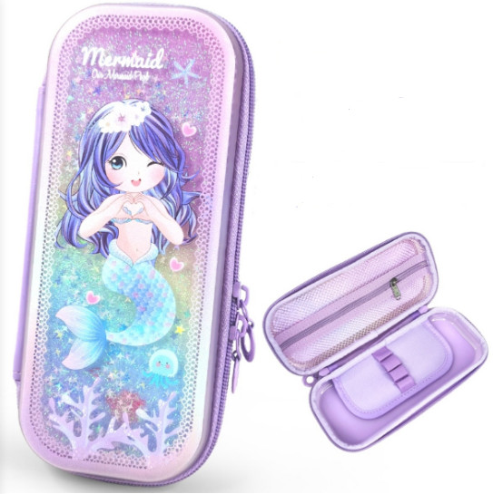 Пенал с плавающими блестками «Mermaid»