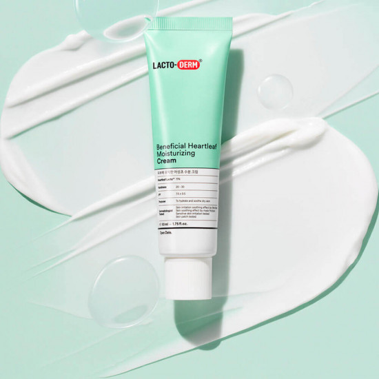 Крем для лица с пробиотиками и хауттюйнией успокаивающий «Beneficial Heartleaf Moisturizing Cream»