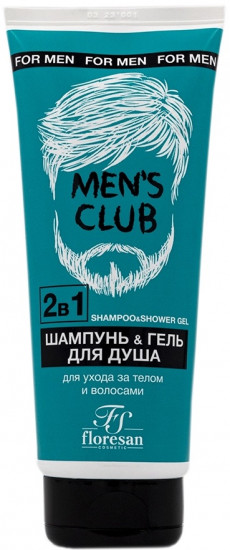 Шампунь-гель для душа 2 в 1 «Men’s Club»