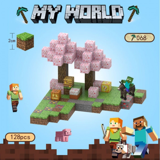Конструктор магнитный «My World. Minecraft»