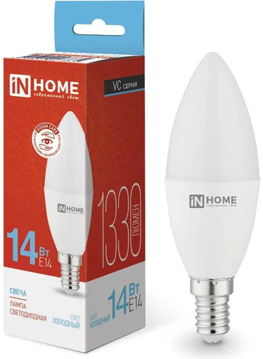 Лампа светодиодная LED-СВЕЧА-VC