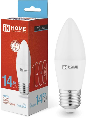 Лампа светодиодная LED-СВЕЧА-VC