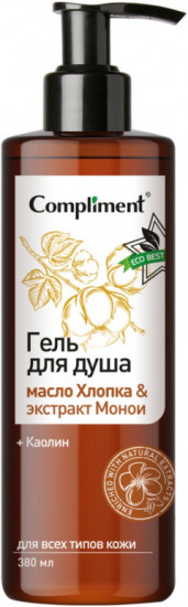 Гель для душа «Масло хлопка и экстракт монои»