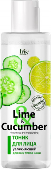 Тоник для лица увлажняющий «Lime and Cucumber»