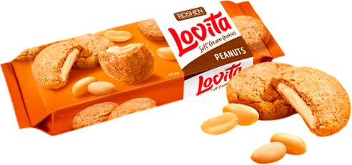Печенье «Lovita Soft Cream рeanuts»