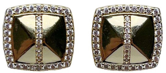 Серьги женские с кристаллом