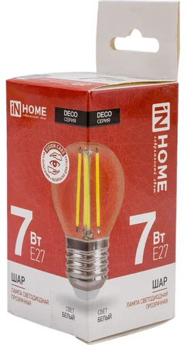Лампа светодиодная LED-ШАР-deco