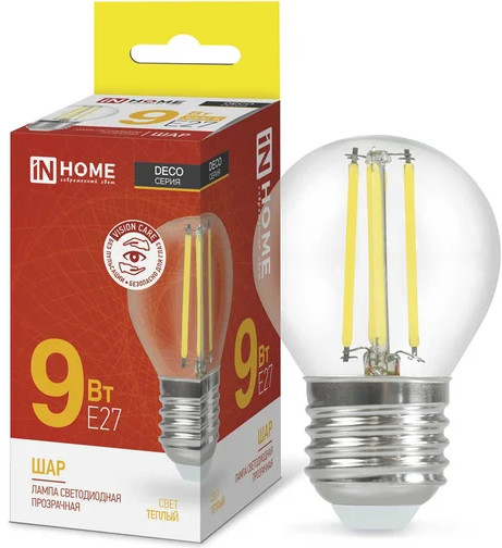 Лампа светодиодная LED-ШАР-deco