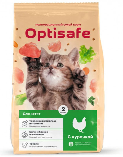 Сухой корм для котят с курочкой