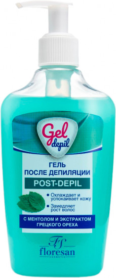 Гель для тела после депиляции с ментолом и экстрактом грецкого ореха