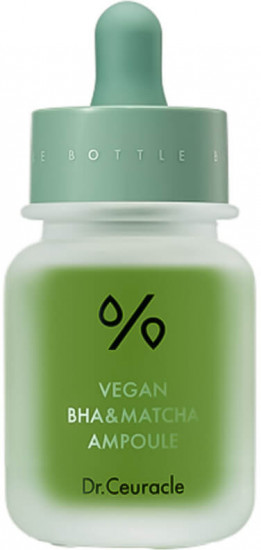 Ампула для лица с BHA и матчей себорегулирующая «Vegan BHA & Matcha Ampoule»