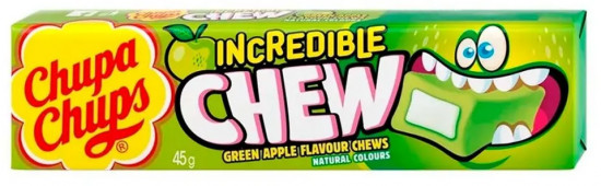 Конфеты жевательные со вкусом яблока «Incredible Chew»