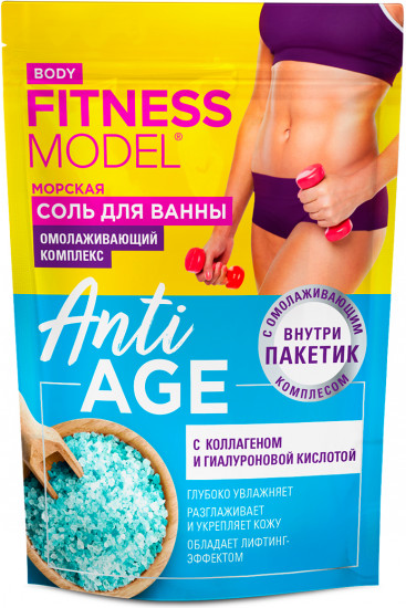 Соль для ванны морская с омолаживающим комплексом «Anti-age»