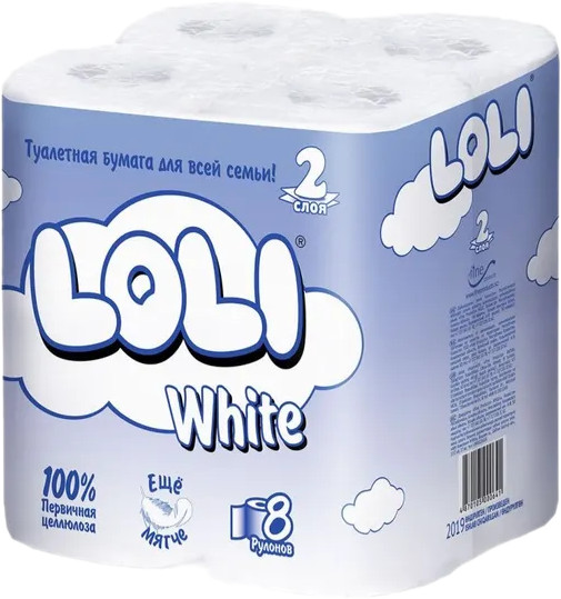 Туалетная бумага «White»