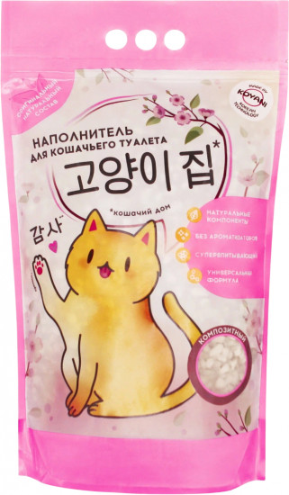Наполнитель композитный для кошачьего туалета