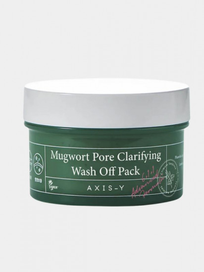 Маска для лица с полынью глиняная очищающая «Mugwort Pore Clarifying Wash Off Pack»