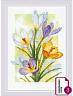 Набор для вышивания «Сияние весны. Крокусы»