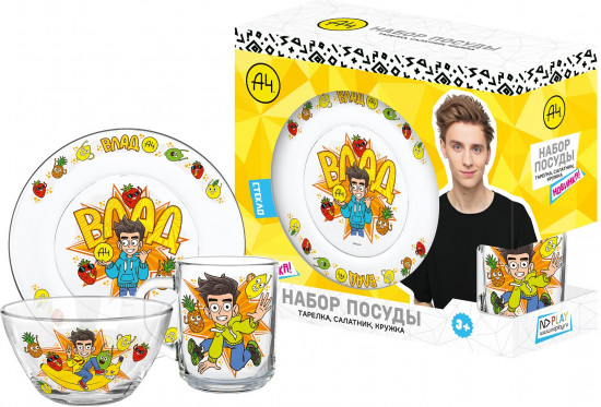 Набор посуды «Влад А4. Веселые фрукты»