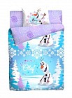 Детский комплект постельного белья «Frozen. Холодное сердце. Олаф» (1,5-спальный, ранфорс, 1 наволочка 70х70)