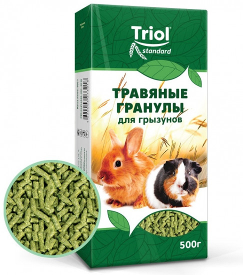 Гранулы травяные для грызунов