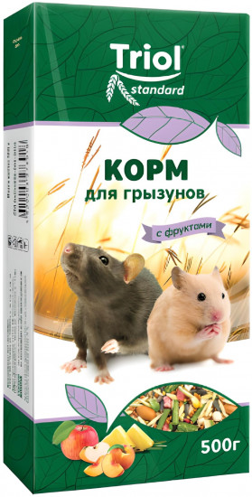 Корм для грызунов с фруктами