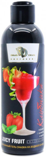Гель-смазка с ароматом клубники «Juicy Fruit»
