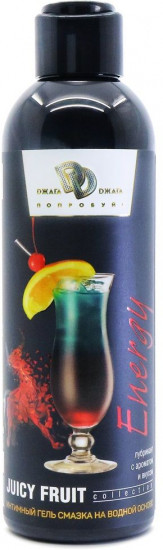 Гель-смазка с ароматом энергетика «Juicy Fruit»