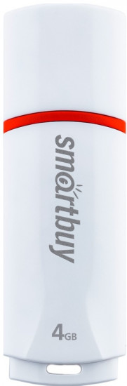 Флеш-накопитель USB Smartbuy SB4GBCRW-W