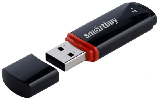 Флеш-накопитель USB Smartbuy SB4GBCRW-K
