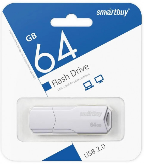 USB Flash-карта Smartbuy SB64GBCLU-W 64 Гб