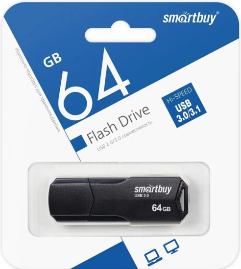 USB Flash-карта Smartbuy SB64GBCLU-K 64 Гб