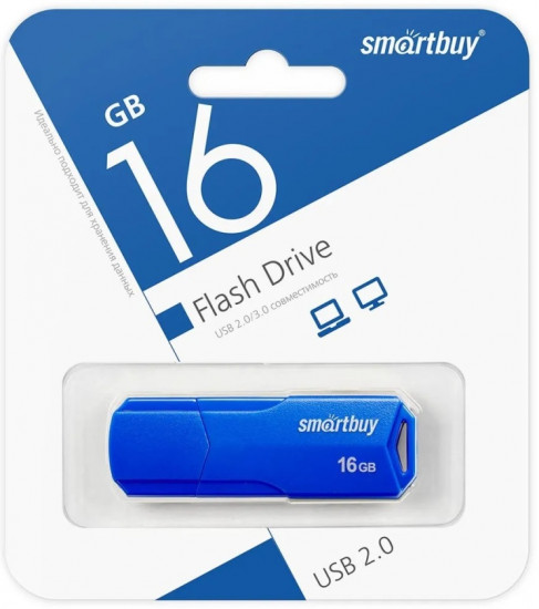 USB Flash-карта Smartbuy SB16GBCLU-BU 16 Гб