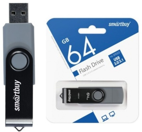 USB Flash-карта Smartbuy SB064GB3DUOTWK 64 Гб
