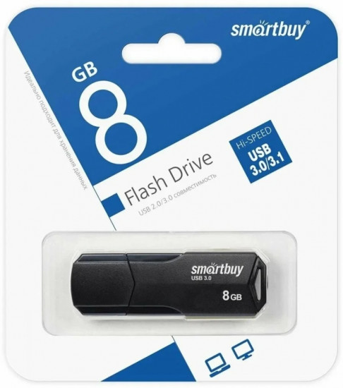 Флеш-накопитель Smartbuy SB8GBCLU-K3