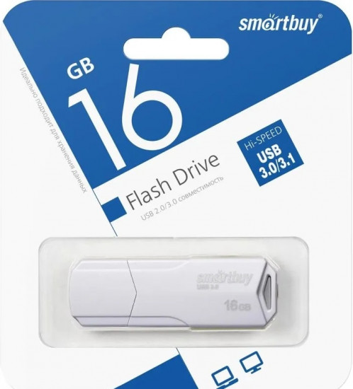 Флеш-накопитель Smartbuy SB16GBCLU-W3