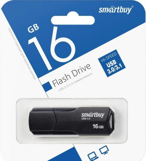 Флеш-накопитель Smartbuy SB16GBCLU-K3