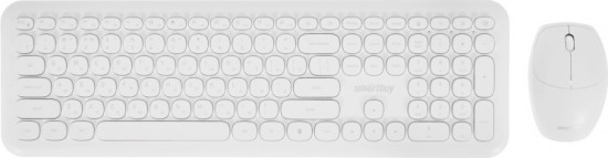 Клавиатура с мышью Smartbuy SBC-666395AG-W