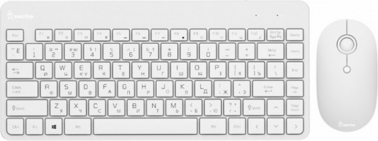 Клавиатура с мышью  Smartbuy SBC-220349AG-W